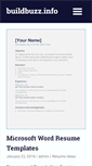 Mobile Screenshot of buildbuzz.info